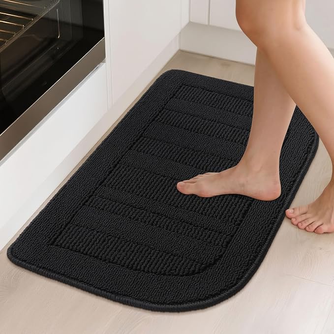 BEQHAUSE 30x18 Inch Kitchen Rug Mat Durable Kitchen Rugs Non-Slip Washable - Image 2