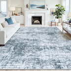 9x12 Area Rugs Washable Rug:Anti-Skid Abstract Modern Living Room Rug Soft Thin - Image 8