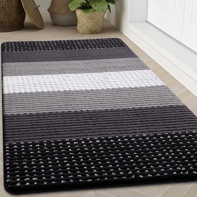 Kitinjoy Indoor Outdoor Door Mat, 71x47 Non-Slip Absorbent Dirt Trapper by Kitinjoy