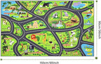 Zoo Adventure Kids Car Rug, Cute Animal Play Mat - Image 2