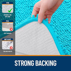 OLANLY Large Bathroom Rugs 47x32, Extra Soft Absorbent Chenille Bath Rugs - Image 6