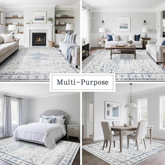 Srugn Washable Rugs 8x10 Area Rugs - Image 5