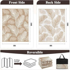 Pauwer Waterproof Outdoor Rug 8x10, Reversible Plastic Straw Patio Camping Rug - Image 3