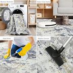Toneed Entryway Runner Rug 2x6 for Hallway Kitchen, Washable Non-Slip Rug - Image 7
