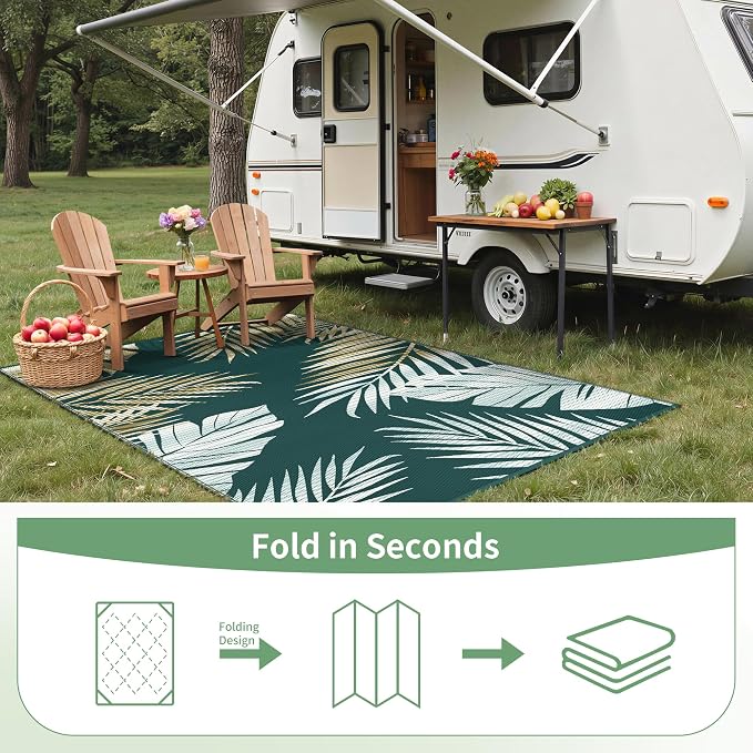 GENIMO Outdoor Rug 6' x 9' Waterproof - Image 7