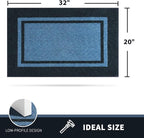 PURRUGS Dirt Trapping Door Mat 20" x 32", Non-Slip Machine Washable Entryway Rug - Image 2