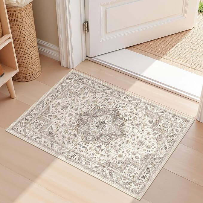 Vintage Living Room Area Rug 2x3 by COTILED