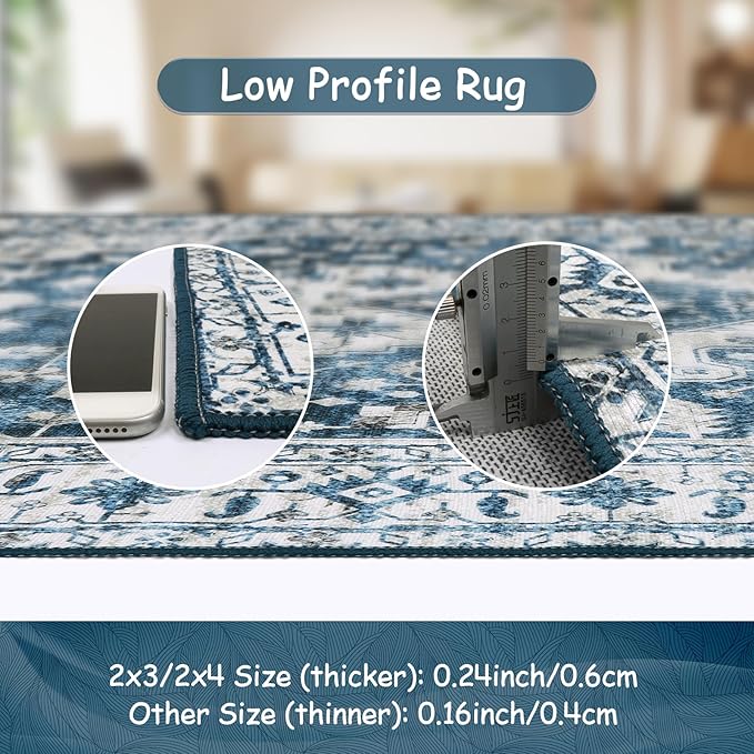 Moynesa Ultra-Thin Washable Area Rug - Image 4
