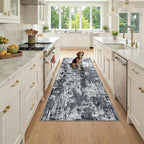RELEANY Washable Area Rugs 3x7 Non-Slip Modern Abstract Soft by RELEANY