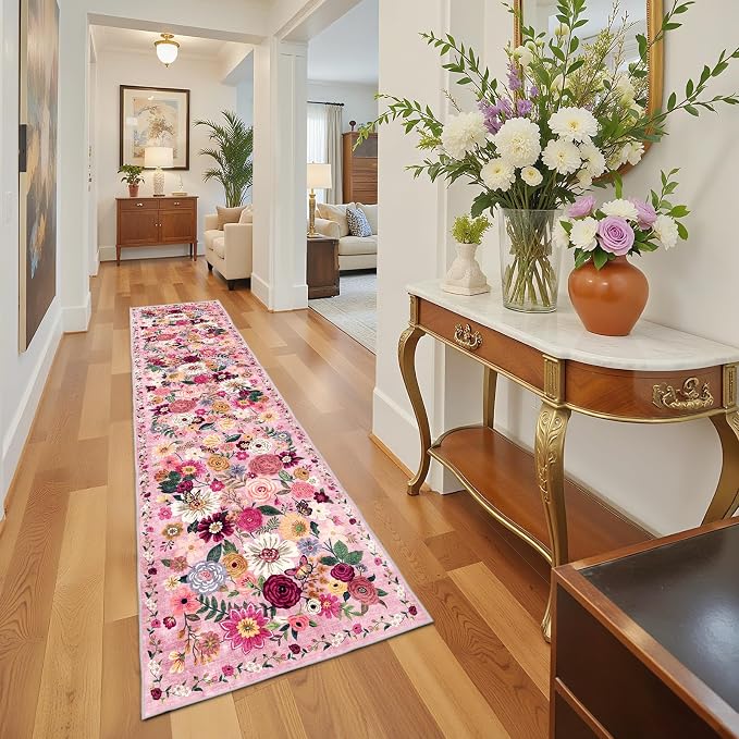 Rug for Hallways Kitchen Rug 2'6" x 14', Non Slip Washable Rugs - Image 6