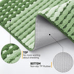 Kitinjoy Indoor Outdoor Door Mat, 36x24 Non-Slip Absorbent Dirt Trapper - Image 3