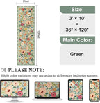 DUKINO 3x10 Runner Rug for Hallway, Washable Kitchen Floral Runner Rug - Image 2