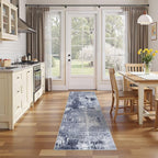 DMOYEST Washable Runner Rug for Hallway: 2x6 Neutral Modern Abstract Low Pile - Image 5