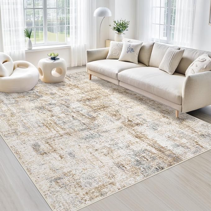 Area Rugs 6x9 Living Room: Washable Rug Modern Abstract Large Rugs Soft Non by MXSANYOORUG
