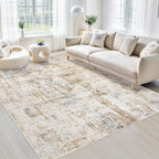 Area Rugs 5x7 Living Room: Washable Rug Modern Abstract Rugs Soft Non Slip by MXSANYOORUG
