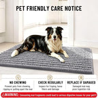 Smiry Dog Door Mat for Muddy Paws 71x46, Absorbent Dirt Trapper, Non-Slip - Image 8