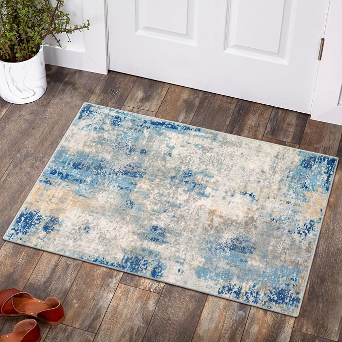 Lahome Modern Abstract Kitchen Rug by Lahome