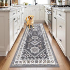 HEBE Washable Kitchen Rugs Runner 24"x72", Non Slip Hallway Runner Rug by HEBE