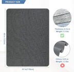 Chair Mat for Hardwood & Tile Floor, Anti Slip, Floor Protector for Home Office - Image 2