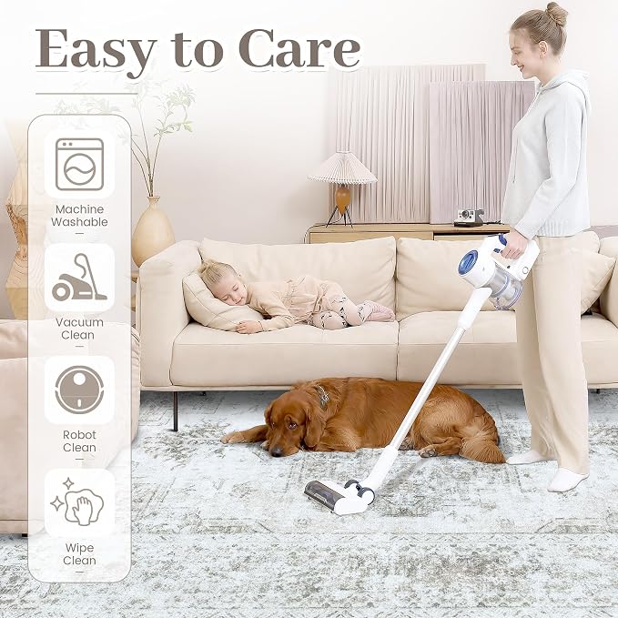 XLUEZ Area Rug 6x9 Living Room Rug, Machine Washable Vintage Distressed - Image 5