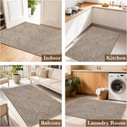 Indoor Door Mat 36"x59" Large, Low-Profile Welcome Front Door Mat Indoor - Image 8