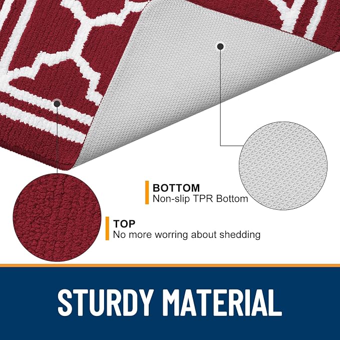 Buganda Indoor Door Mat, Dirt-Resistant and Absorbent Doormat, Low Profile - Image 4