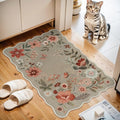 Lahome Floral Washable Kitchen Rug, Ultra-Thin Fall Door Mat, Indoor Entrance by Lahome