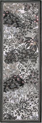 GarveeHome Forest Runner Rug, Botanical Low Pile Non Slip Stain Resistance - Image 4