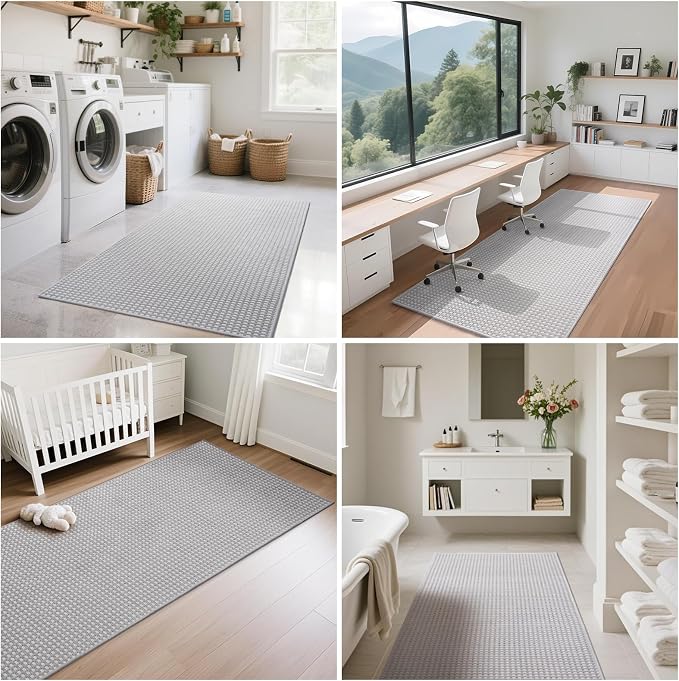 YDKGL 2x5 ft Hallway Runner Rug Boho Woven Washable Long Kitchen Runner Rugs - Image 8