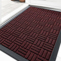 OLANLY Front Door Mat Outside Entrance 29.5x17, Heavy Duty Sturdy Natural by OLANLY