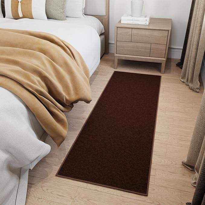 Ottomanson Hallway Runner Rug 1'10" x 6' Non Slip Solid Area Rugs Easy to Clean - Image 11