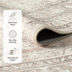 Lessymo 5x7 Area Rugs for Living Room, Machine Washable Non Slip Rug, Soft Low - Image 5