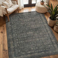 Rugxara 3x5 Washable Entryway Rug, Non Slip Boho Runner Rugs by Rugxara