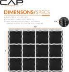 CAP Puzzle Exercise Mats | 3/4” Thick EVA Interlocking Foam Tiles - Image 4