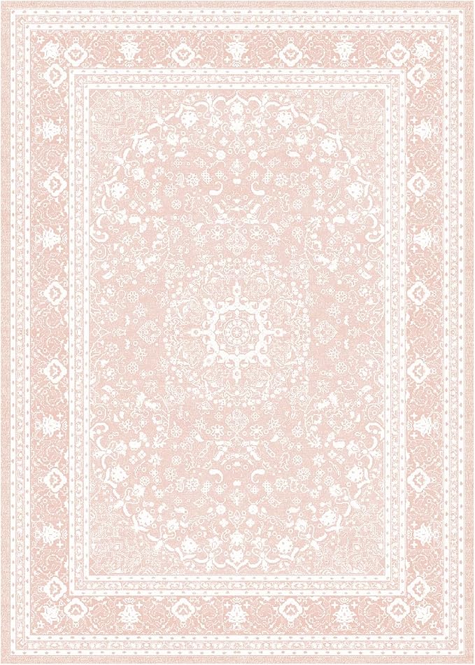 Lessymo 5x7 Area Rugs- Machine Washable Area Rugs, Super Soft Faux-Wool Area Rug - Image 8