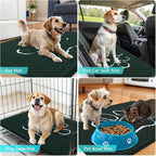 OLANLY Dog Door Mat for Muddy Paws 30x20, Paw Print Design, Absorbs Moisture - Image 7
