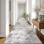 IOHOUZE Abstract Runner Rug 3x18 Ft Washable Runners - Image 9