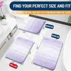 OLANLY Large Bathroom Rugs Mat 40x24, Extra Soft Absorbent Microfiber Bath Rug - Image 2