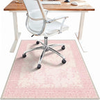 36"x60" Office Chair Mat for Hardwood Tile Floor, Under Desk Carpet Protector by BESBLEE