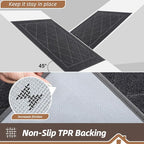 BEQHAUSE Dirt Trapper Door Mat 32" x 48", Doormat Non-Slip Entryway Rugs - Image 5