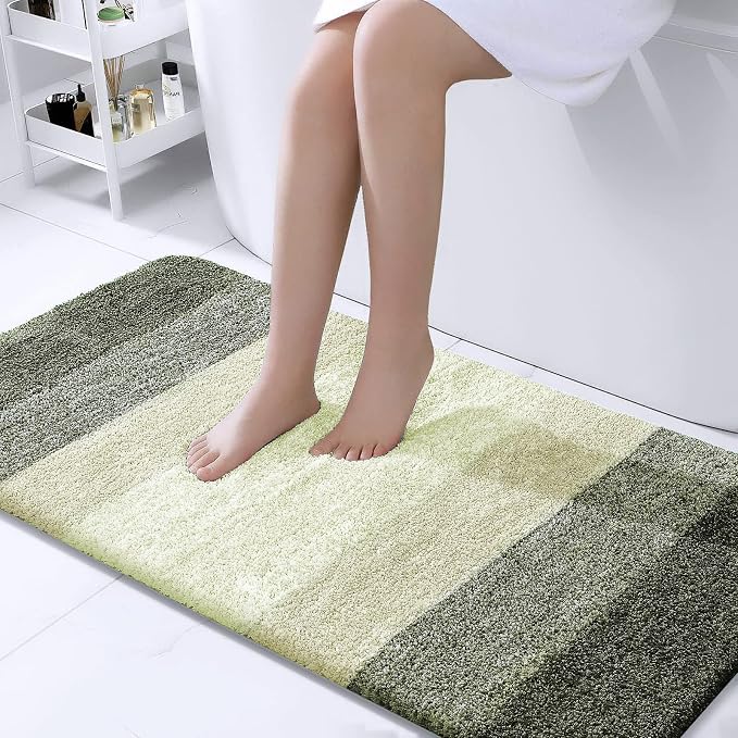 OLANLY Bathroom Runner Rugs Mat 44x24, Extra Soft Absorbent Microfiber Bath Rugs by OLANLY