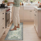GENIMO Kitchen Rugs Non Slip Washable, 2’x5’ Kitchen Mats by GENIMO