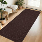 BEQHAUSE Dirt Trapper Door Mat 32" x 72", Doormat Non-Slip Entryway Rugs by BEQHAUSE