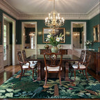 LIVEBOX Washable Jungle Dark Green Rugs 9x12 - Image 7