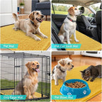 OLANLY Dog Door Mat for Muddy Paws 50x30, Absorbs Moisture and Dirt, Absorbent - Image 7