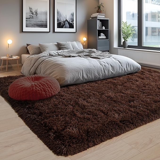 Area Rugs 9x12 for Living Room, Ultra Soft Fluffy Rugs for Bedroom, Non-Slip - Image 7