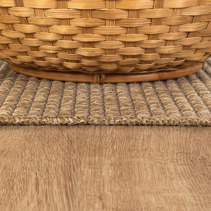 CAMILSON Easy Jute Rug 2x3, Indoor Outdoor Natural Color Farmhouse Area Rugs - Image 5