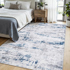 Area Rugs 6x9 Living Room: Large Modern Abstract Washable Rug Soft Anti-Skid - Image 3