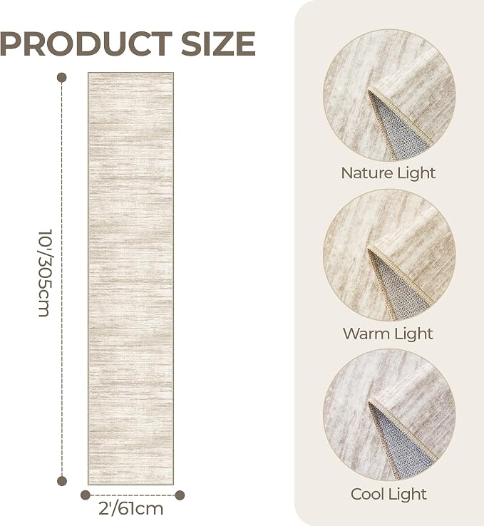 2x10 Runner Rug, Long Hallway Rugs - Image 2