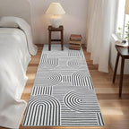ROYHOME Modern Rug 2x6 Runners for Hallways, Abstract Kitchen Runner Rugs Non - Image 3
